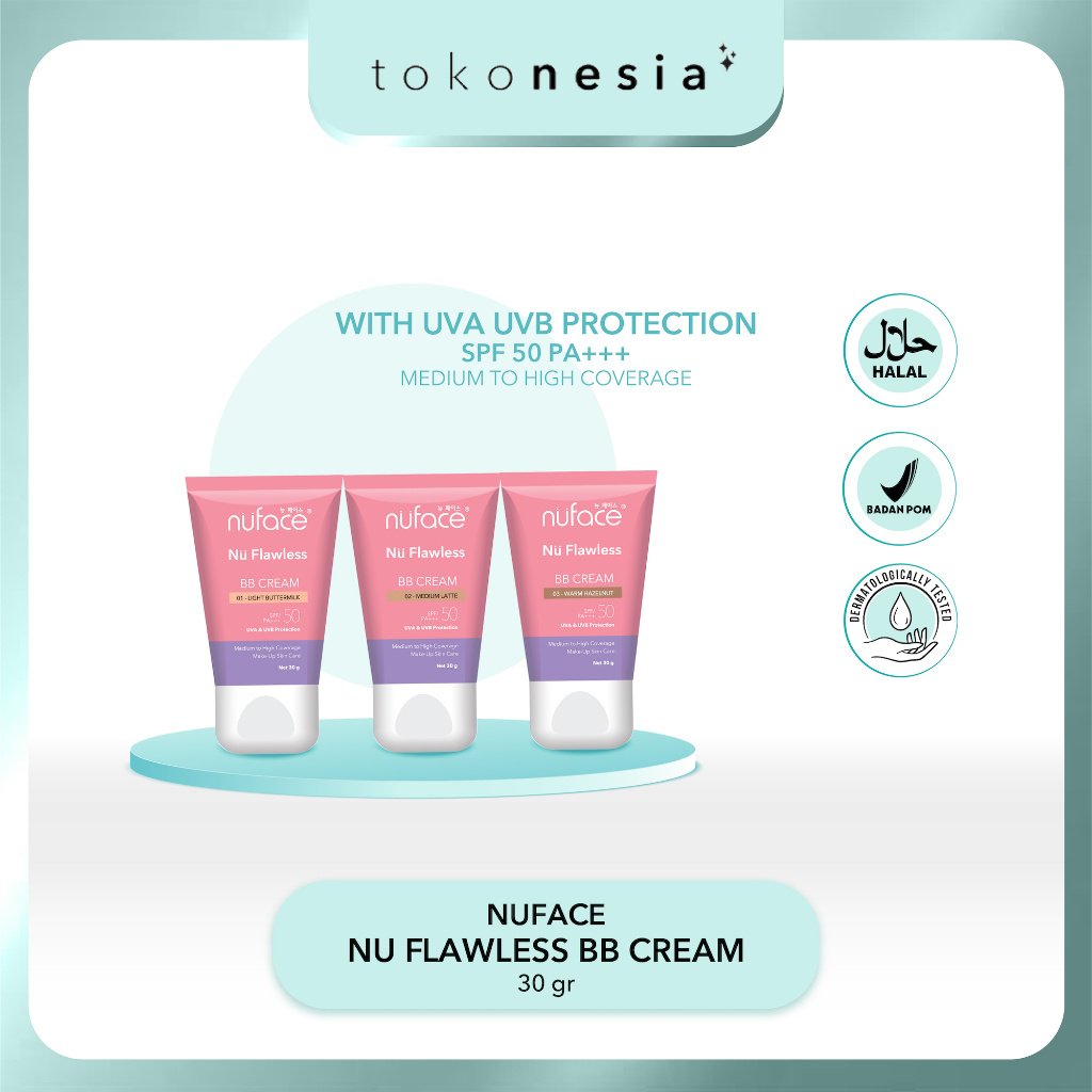 Jual Nuface Nu Flawless BB Cream | Shopee Indonesia