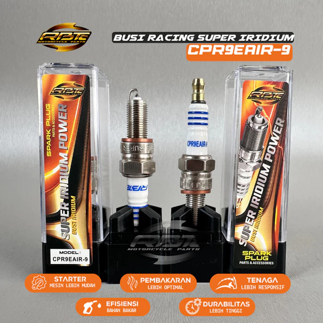 BUSI RACING SUPER IRIDIUM BEAT FI POP SCOOPY ESP VARIO 110 125 150 GENIO MEGAPRO NEW CRF 150L SONIC CBR CB150R NMAX NEW AEROX 155 VIXION NEW R15 XSR CPR9EAIR-9