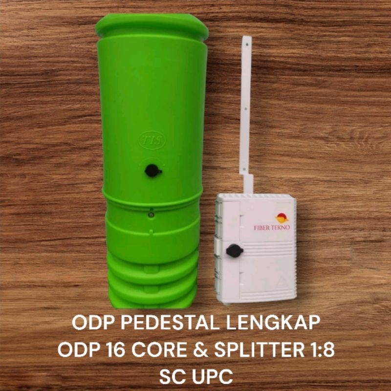 Jual ODP PEDESTAL LENGKAP / ODP 16 CORE & SPLITTER 1:8 SC UPC | Shopee ...