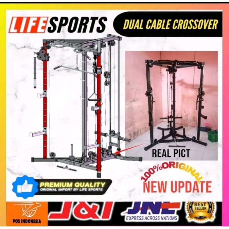 Jual dual cable crossover-lifesport(Original) dual cable crossover-dual ...