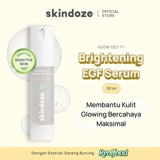 SKINDOZE Brightening Serum | Serum Wajah Glowing | Dark Spot Repairing Penghilang Flek Hitam | Vitamin C Menyembuhkan Bekas Jerawat | Birds Nest Sarang Burung Walet | Pencerah Wajah Skincare Whitening | Perawatan Kecantikan Anti Aging