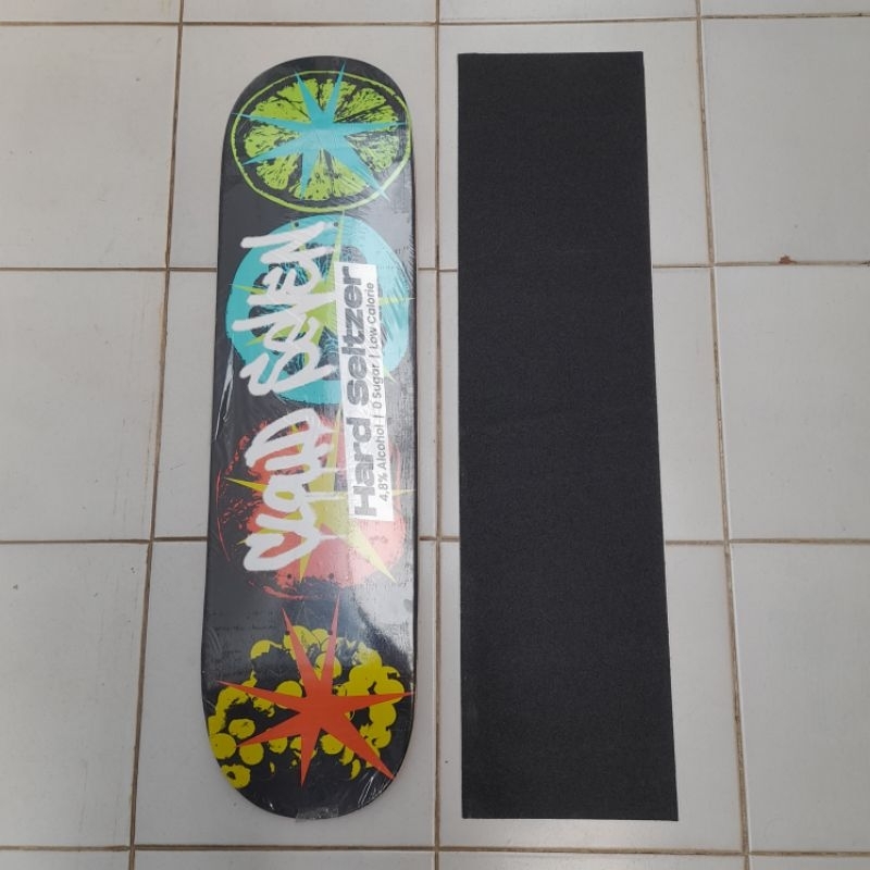 Jual Skateboard Deck Cloud Seven merch + griptape new not second