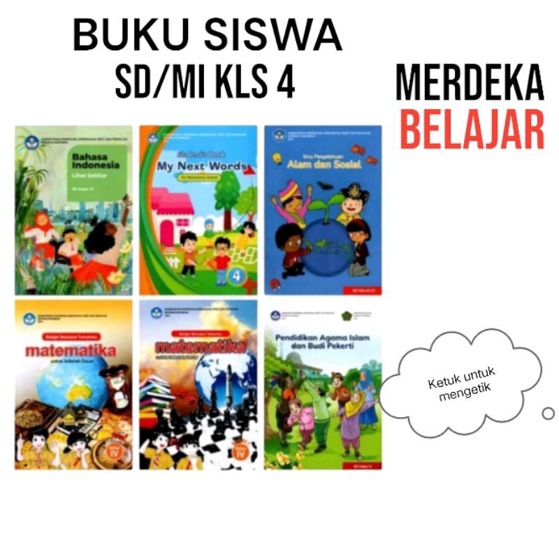Jual Buku Siswa Kurikulum Merdeka SD/MI Kelas 4 | Shopee Indonesia