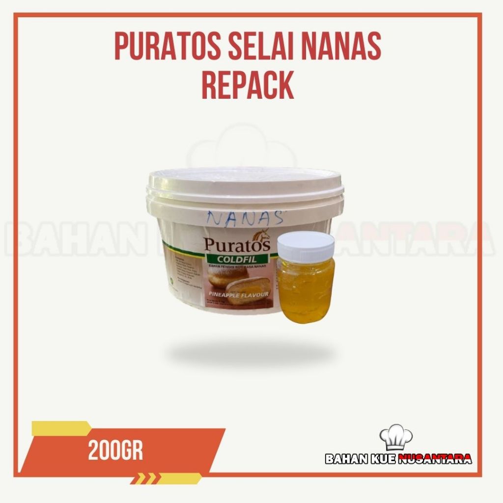 Jual Selai Nanas Puratos Repack 200gr Shopee Indonesia