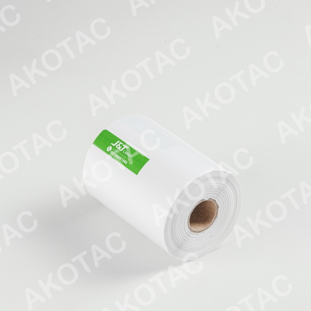 Jual Kertas Thermal Label Barcode JNT Cargo 1 DUS isi 12 Roll 100x100mm ...