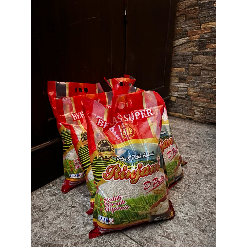 Jual BERAS RINJANI 5 LITER 4 KG TERMURAH BISA INSTANT | Shopee Indonesia