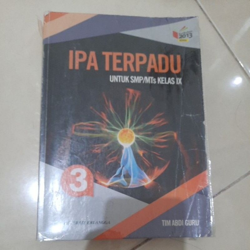 Jual buku bekas ipa terpadu kelas 9 SMP kurikulum 2013 revisi | Shopee ...
