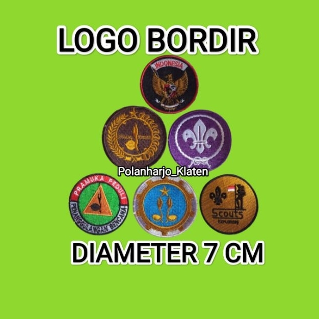 Jual Bordir Pramuka Tunas Cikal Wosm Garuda Ambalan Scout