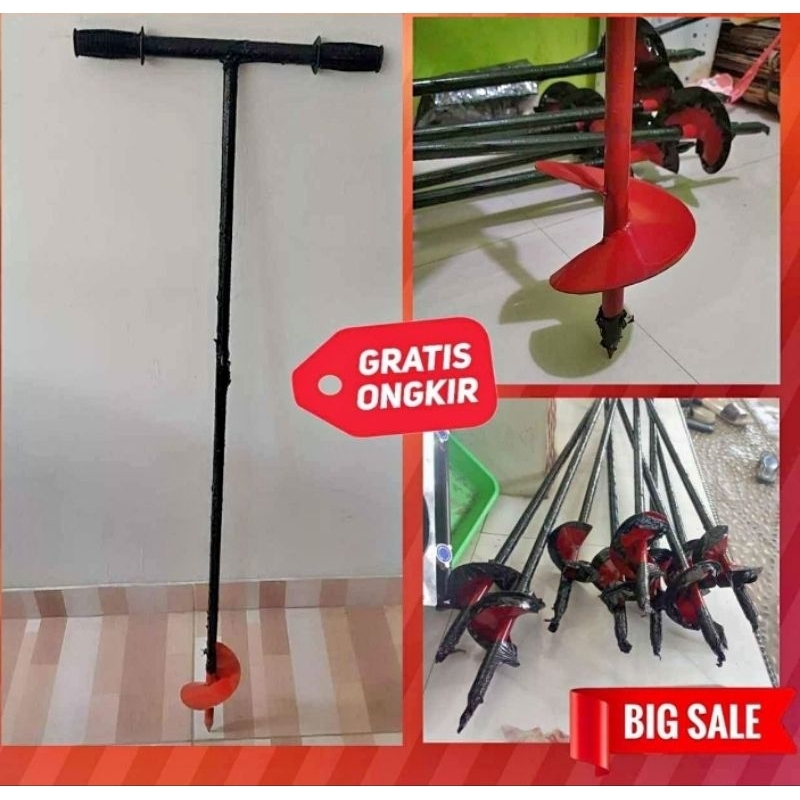 Jual bor Biopori model SPIRAL bor tanah bor resapan air | Shopee Indonesia