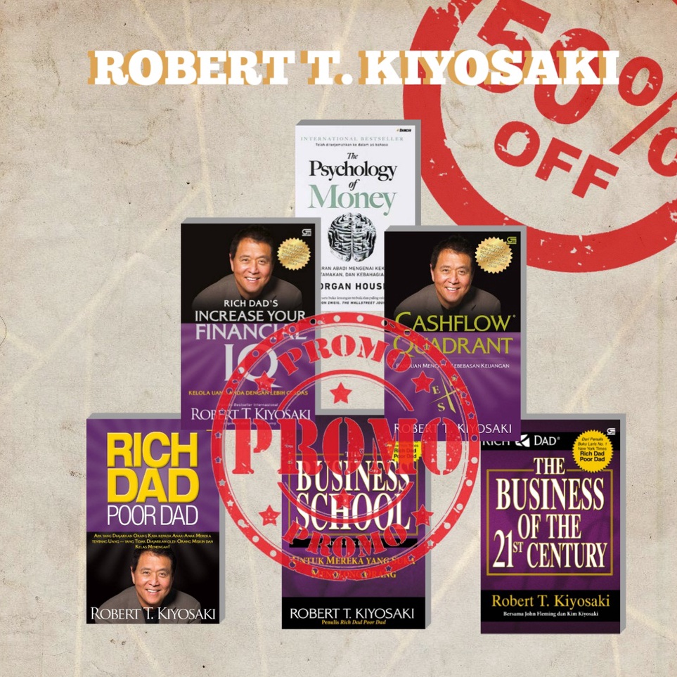 Jual Ramah Lingkungan Buku Motivasi Robert T KIyosaki Bebas Pilih Rich ...