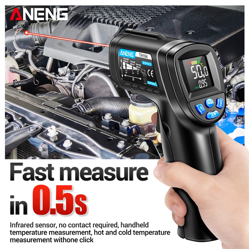 Jual Thermometer Infrared Laser Digital Non Contact Industrial ...