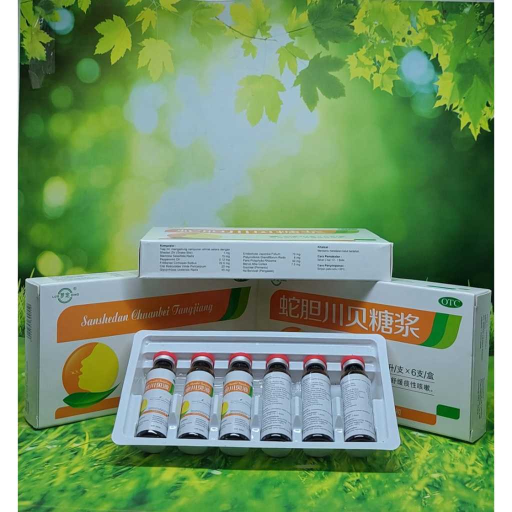 Jual Obat Batuk dan Pilek San She Dan Chuan Bei Ye \ sanshedan chuanbei ...