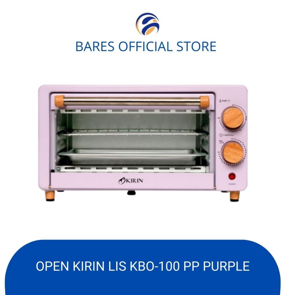 Jual Kirin Omni Oven Liter Kbo Oven Listrik Low Watt Pemanggang Purple Shopee