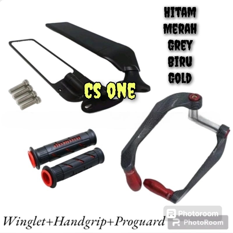 Jual Paket In Spion Winglet Proguard Karbon Handgrip Sisik Spion Vering Ninja Zx R Cbr