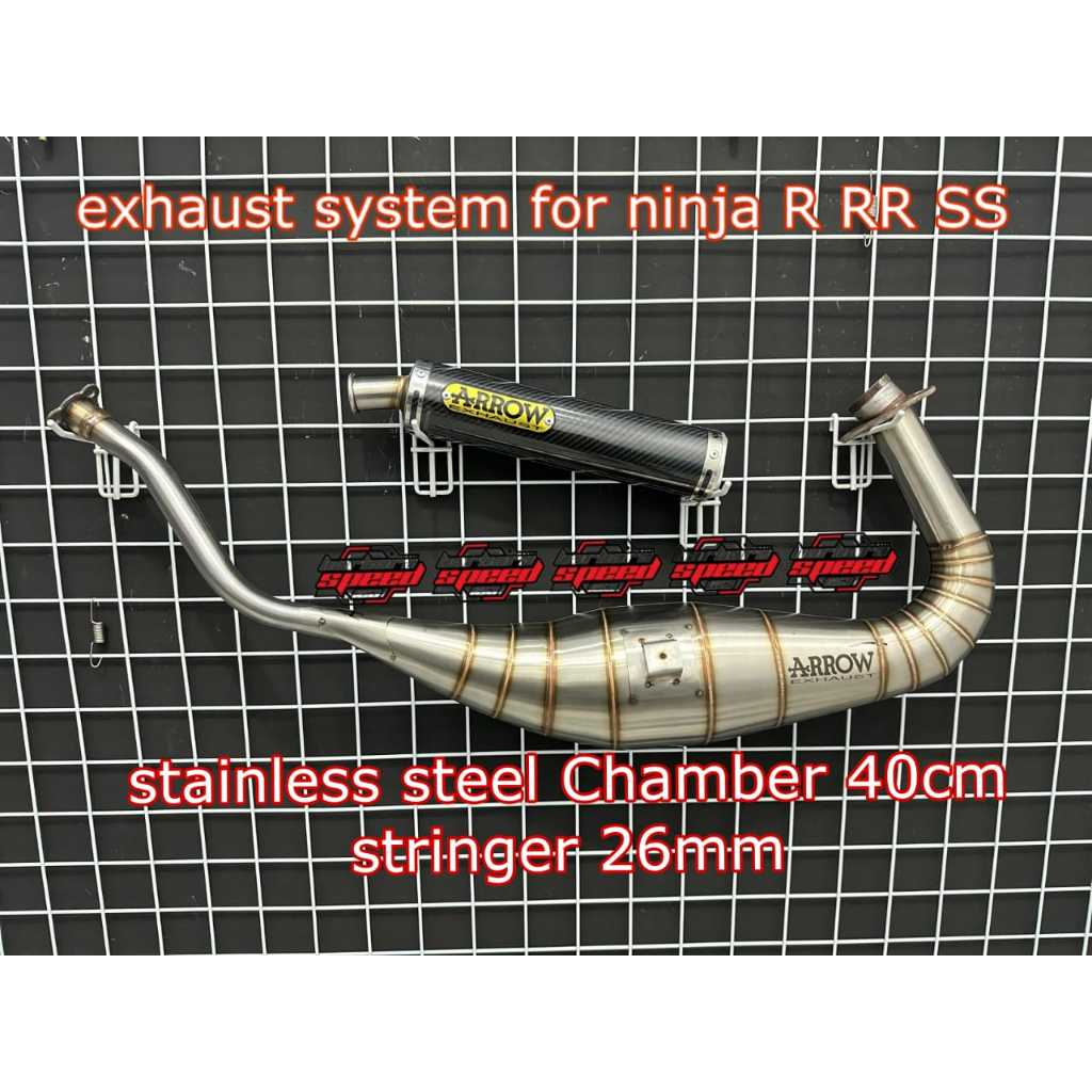 Jual KNALPOT NINJA R RR SS ARROW EXHAUST CARBON | Shopee Indonesia