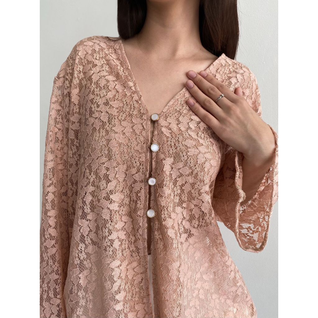 Jual GRACIAS LABEL | Meera Outer | Lace Atasan Wanita | Outer Lace ...