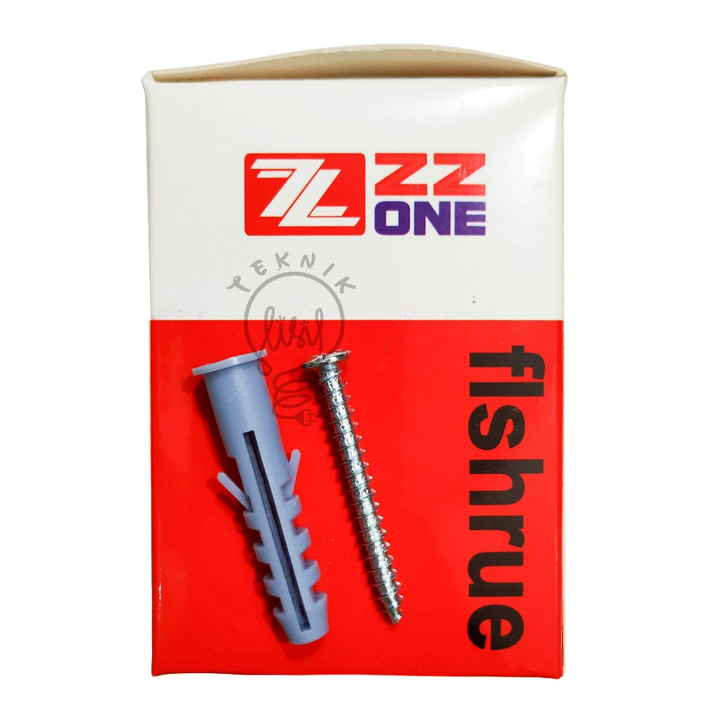 Jual WALL PLUG SEKRUP DINDING TEMBOK BETON SEMEN 1 SET FISER 8 MM ...