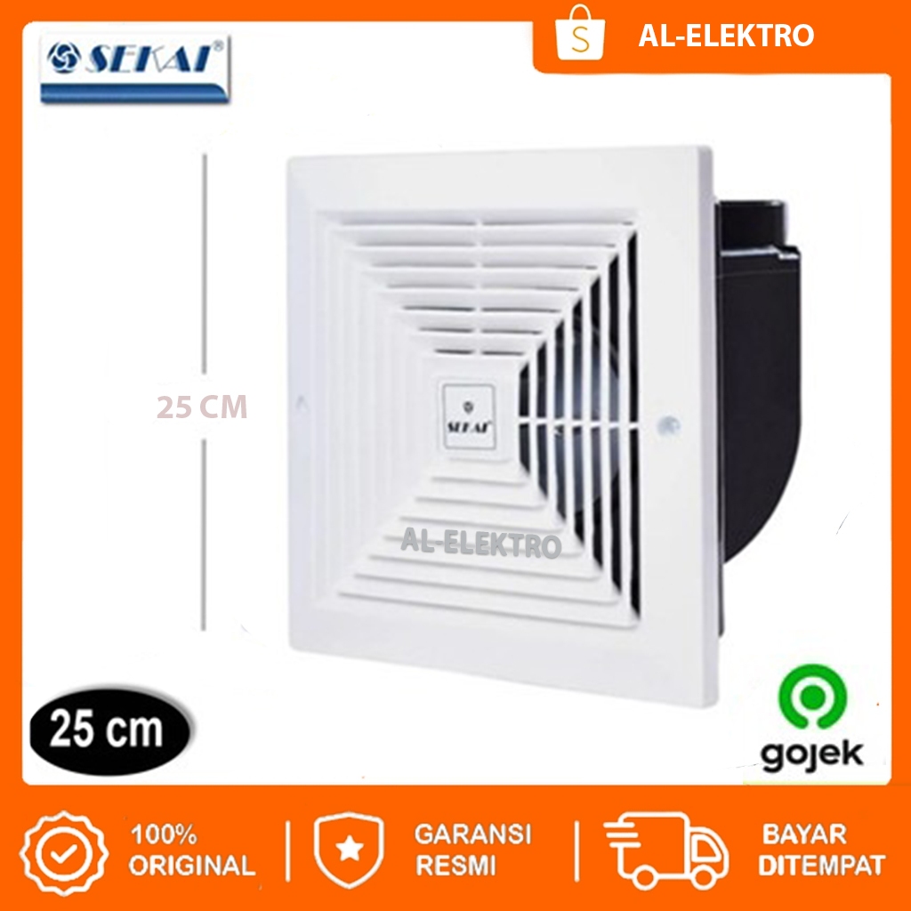 Jual Sekai Cmvf Ceiling Exhaust Hexos Heksos Fan Plafon Kipas