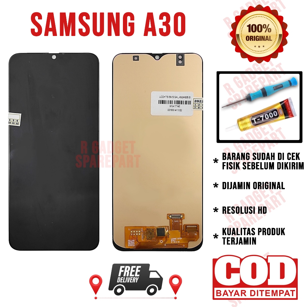 Jual Lcd Samsung A30 Original OEM Quality Lcd Touchscreen Samsung A30 ...