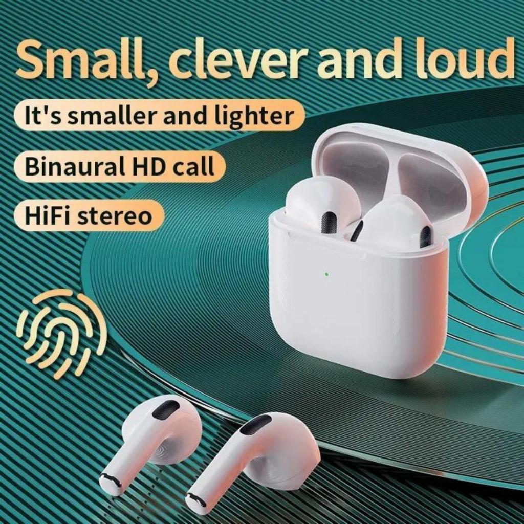 Jual Kaisar Tws Pro 4 Earphone True Wireless Headset Bluetooth V50 9d Hifi Stereo Sound Volume 8743