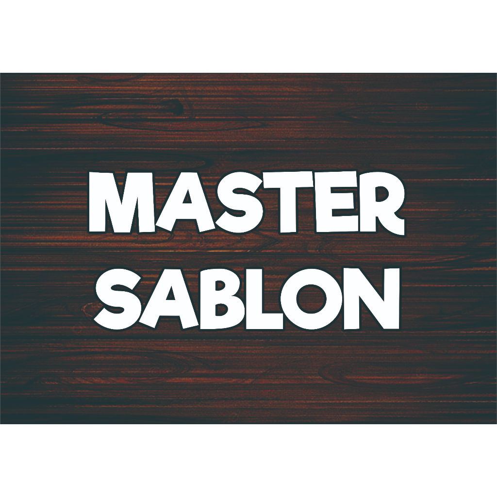 Jual MASTER SABLON | Shopee Indonesia