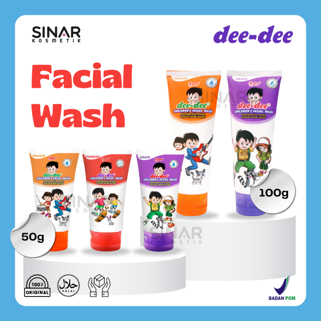 Jual Dee-dee Children Facial Wash | Dee dee Sabun Cuci Muka 50ml ...