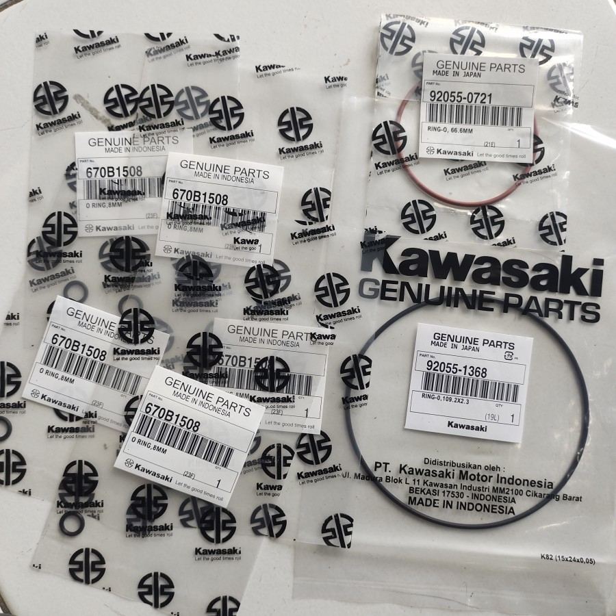 Jual Seal oring blok head kop deksel Ninja 150 R RR SS 2TAK - ORING ...