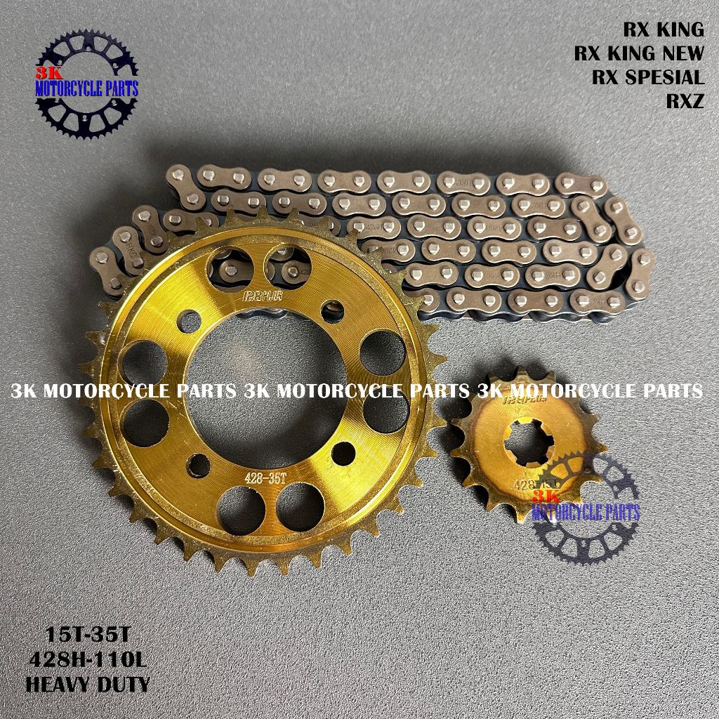 Jual GEAR GIR SET GEAR GIR PAKET RX KING NEW RX SPESIAL RXS RXZ 35T ...