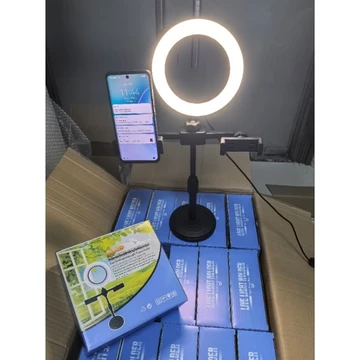 Ring Light 16cm Dengan Stand 2 Holder HP
