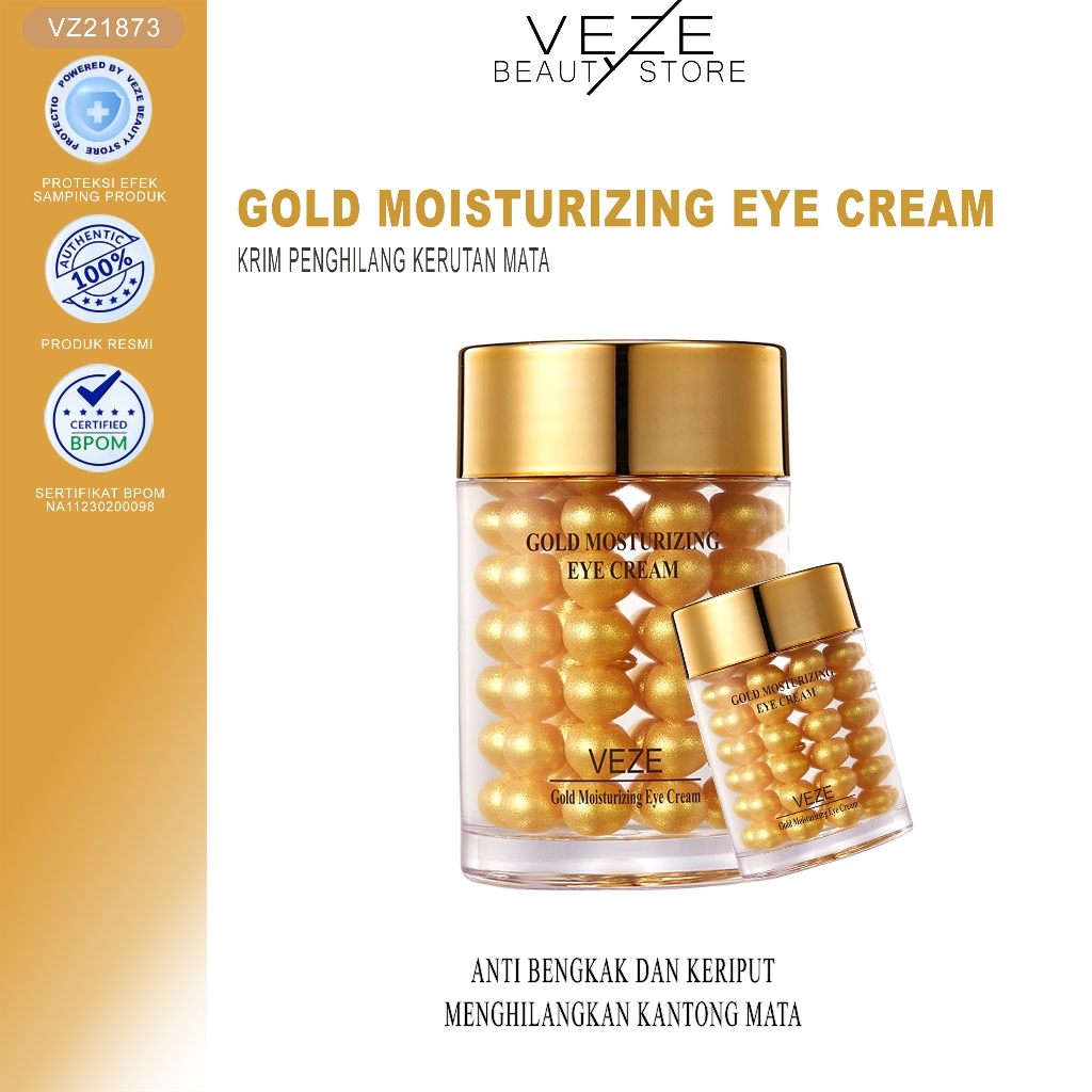 Jual BPOM VEZE KRIM MATA 24K - VEZE GOLD EYE CREAM 24K FZ21873 | Shopee ...