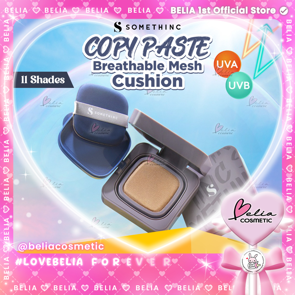Jual BELIA SOMETHINC COPY PASTE Breathable Mesh Cushion SPF 33 PA ...