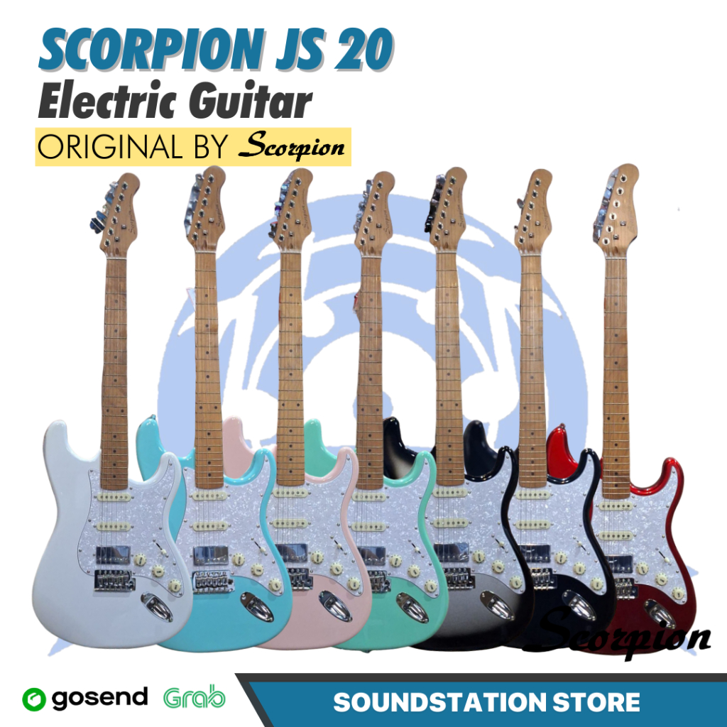 Jual Scorpion JS20 Electric Guitar - Gitar Elektrik JS-20 | Shopee ...