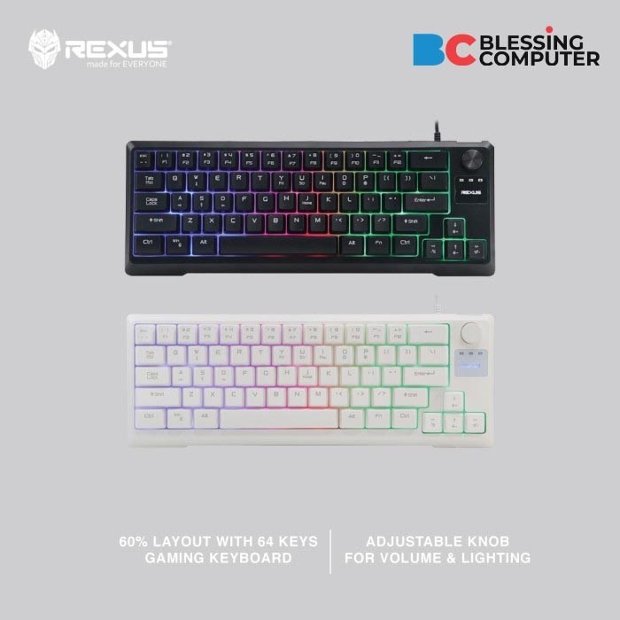 Jual Keyboard REXUS RX-K65M USB | Shopee Indonesia