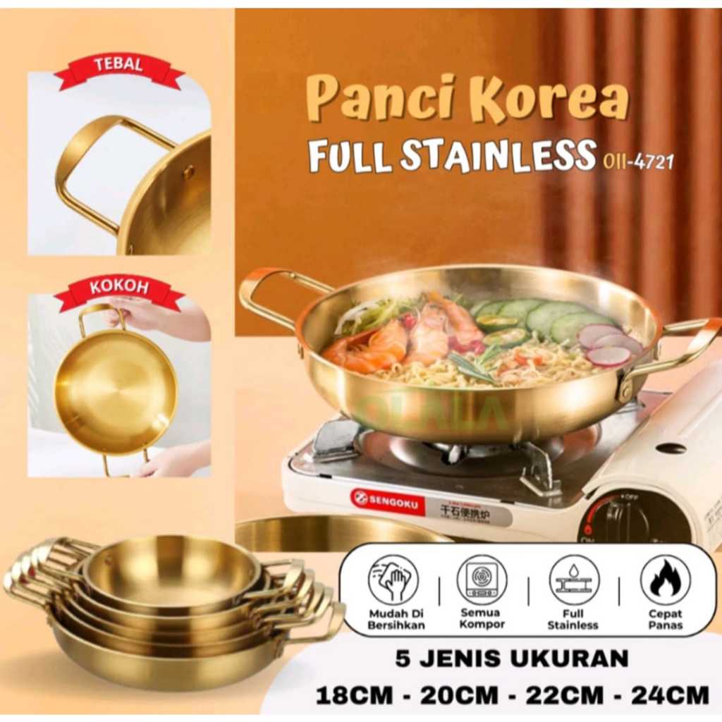Jual TJ-747 Panci Ramen Korea Noodle Pot Stainless Pot Stainless 18cm ...