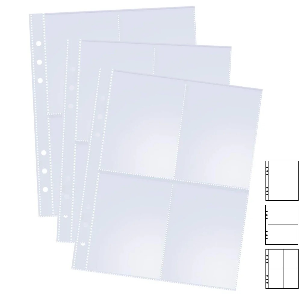 A5 Binde Pockets With Flaps 15Pcs, 6 Ing Zipless PVC Budget