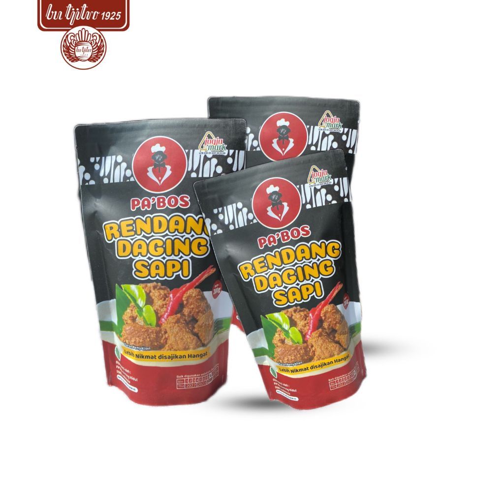 Jual RENDANG SAPI/RENDANG FROZEN/BU TJITRO 1925 RENDANG SAPI POUCH 1925 ...