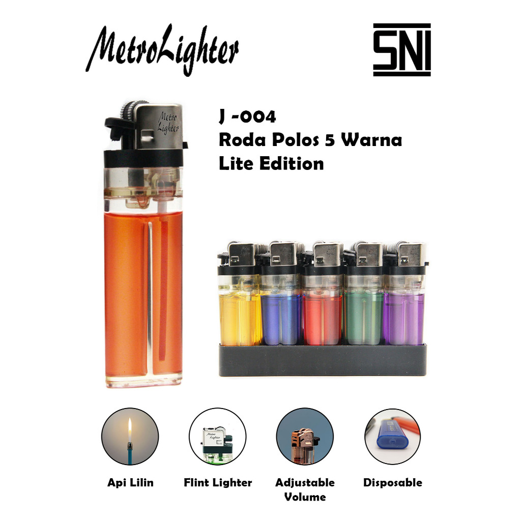 Jual Korek Api Roda 7cm Metro Lighter SNI 50 Pcs | Shopee Indonesia