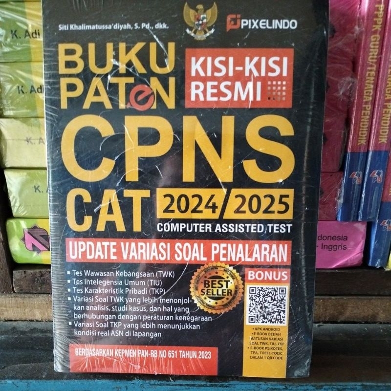 Jual Buku Paten Kisi-kisi Resmi CPNS Tahun 2024 2025 Update Variasi ...