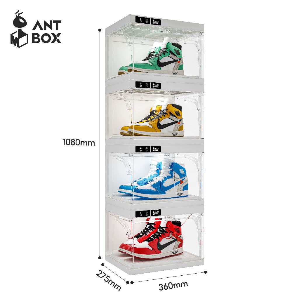 Jual Antbox Kotak Sepatu Led Rak Sepatu Baris Pasang Shoebox