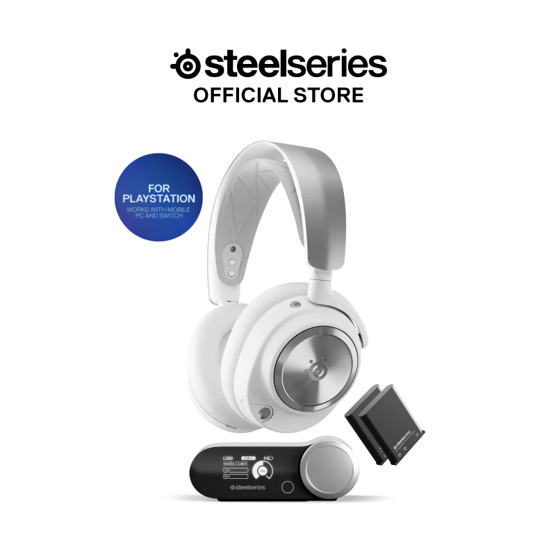 Steelseries Arctis Nova Pro Wireless P White with GameDAC Gen 2 - Gaming Headset