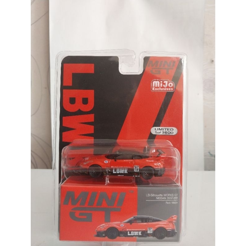 Jual #324 Mini GT LBWK Nissan GTR R35 Red Mijo Exclusives | Shopee ...