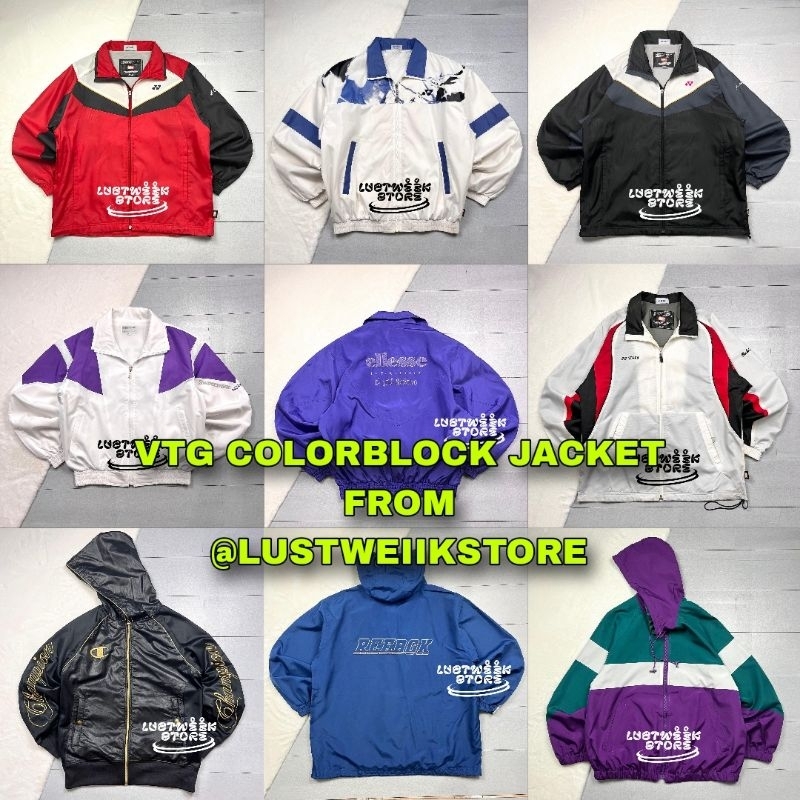 Jual JACKET COLORBLOCK | JACKET VINTAGE from @lustweiikstore | Shopee ...