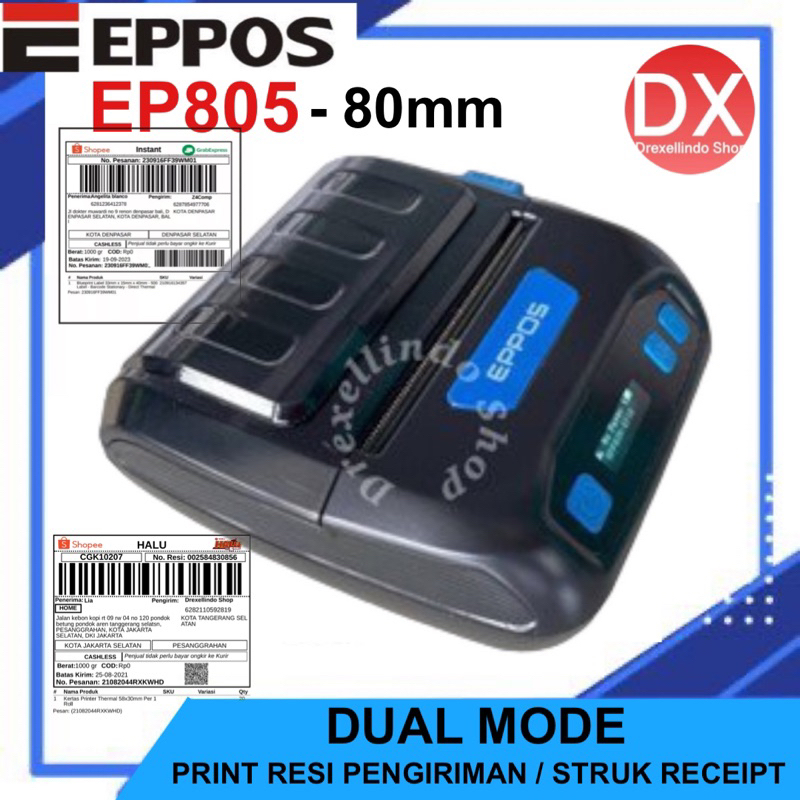 Jual Printer Thermal Label Barcode 80mm EPPOS EP-805 / EP805 / ep805 ...