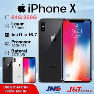 Apple iPhone X-256GB-5.8'' FRONT 7MP BACK 12MP Unlocked