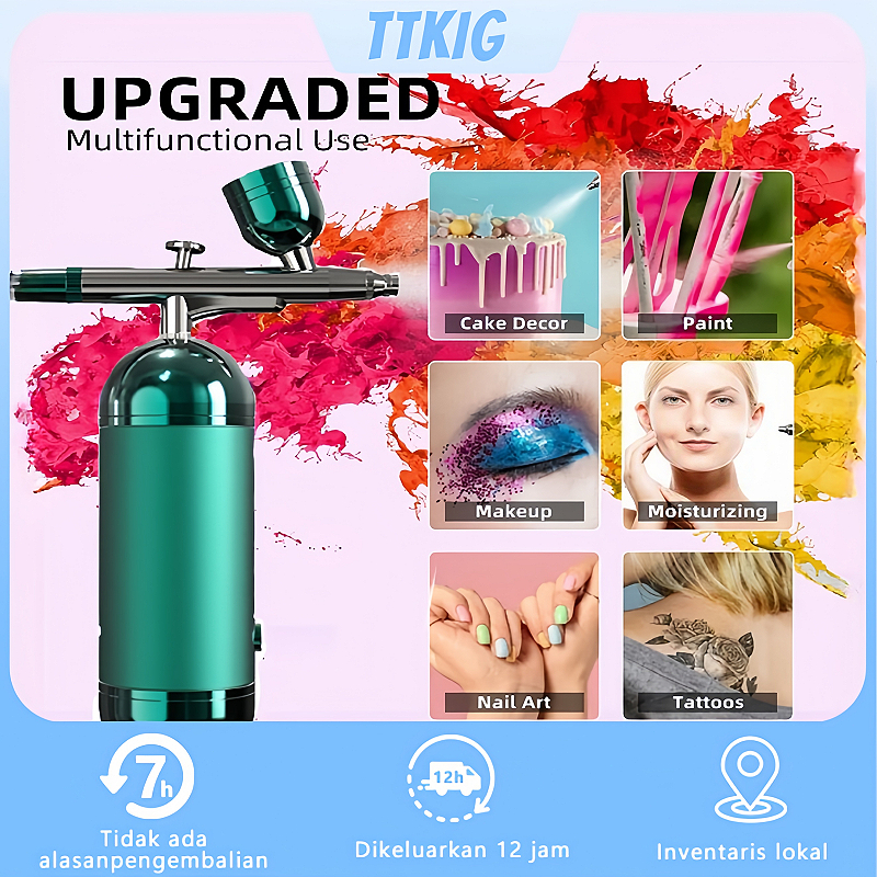 Jual Semprotan Wajah Portable mini Compressor Airbrush wajah injeksi ...