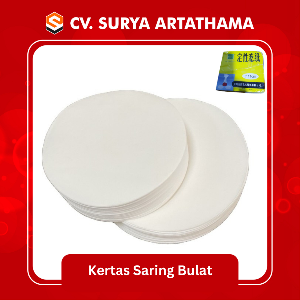 Jual Isi 100 Kertas Saring Laboratorium 11cm Kertas Membran Paper ...