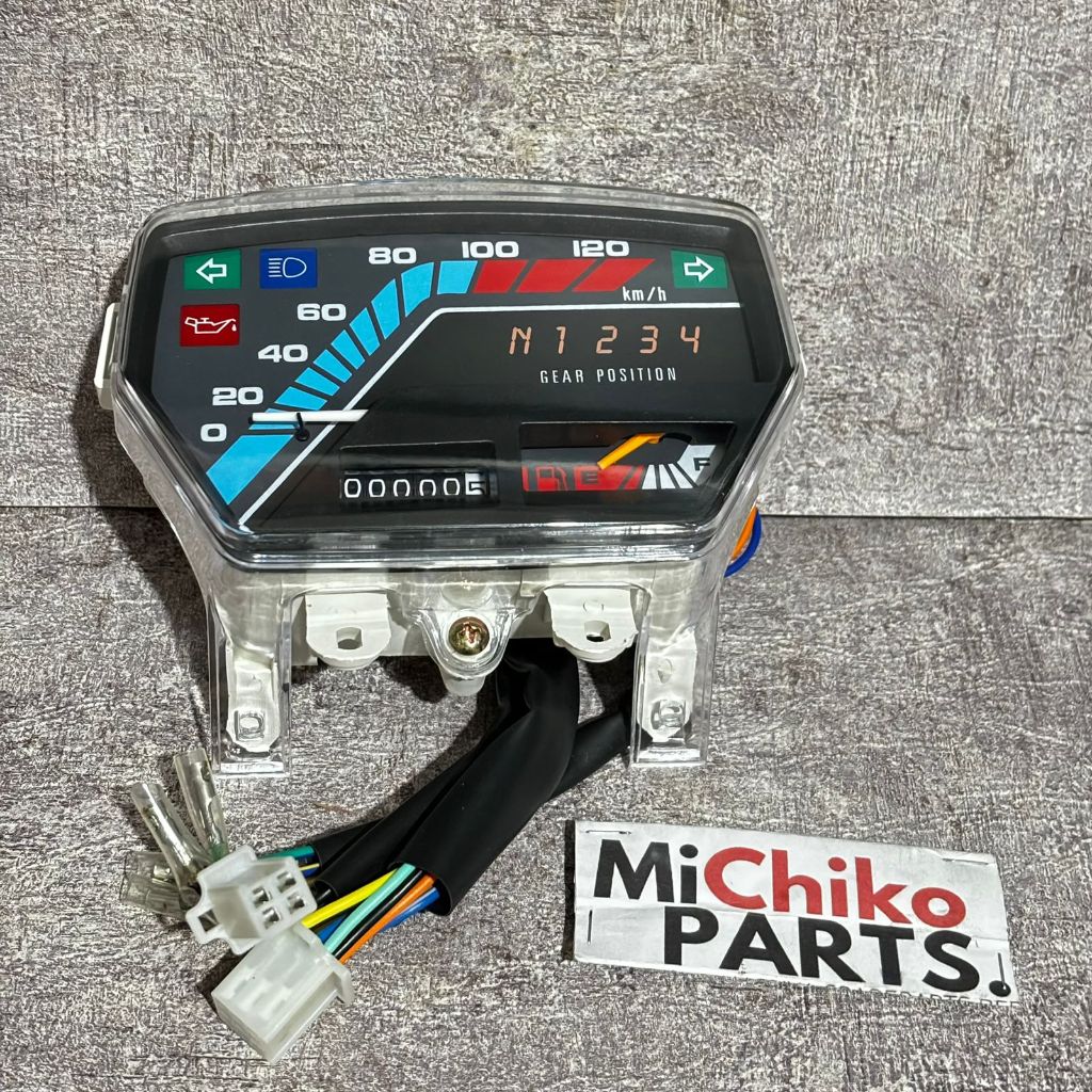 Jual Speedometer Kilometer Assy RC100 Spirit DK New Bravo Jet Cooled RC ...