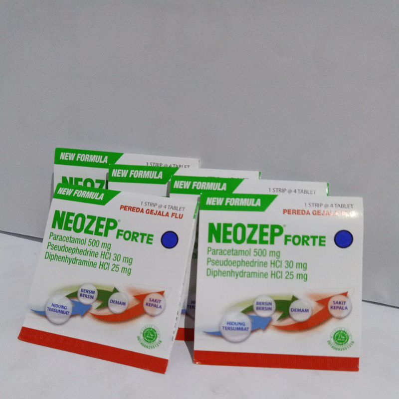 Jual NEOZEP FORTE 1 BOX ISI 25 STRIP | Shopee Indonesia