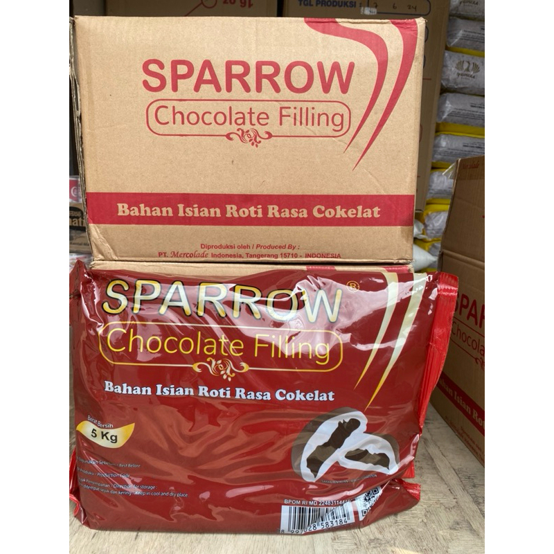 Jual SELAI COKLAT SPARROW FILLING 5kg | SLAI COKLAT | COKLAT ISIAN ROTI ...