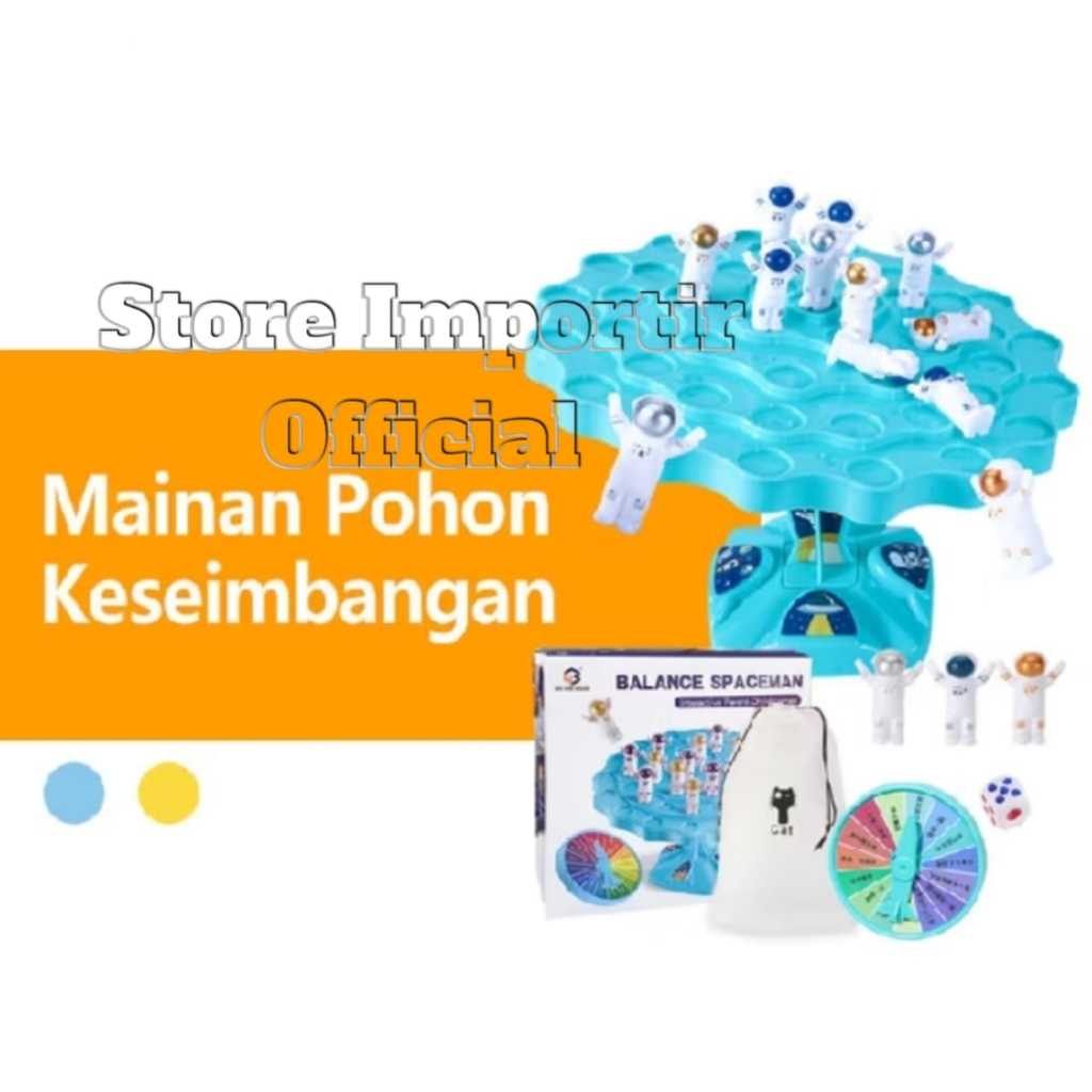 Jual Mainan Anak Balance Spaceman Interactive Parent Child Games B1141 ...